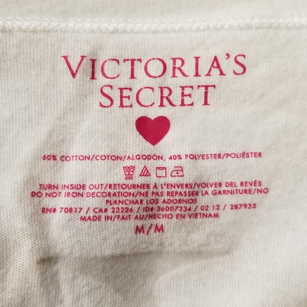 VICTORIA'S SECRET Belted Robe with Gold Lettering - Picture 5 of 6